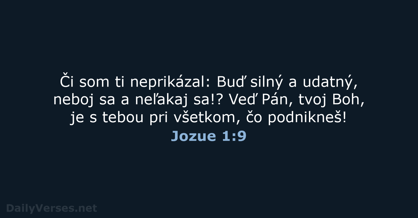 Jozue 1:9 - KAT