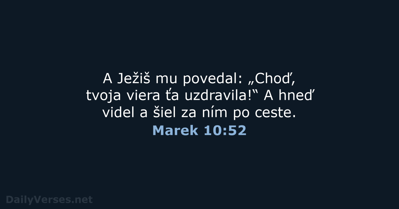 Marek 10:52 - KAT