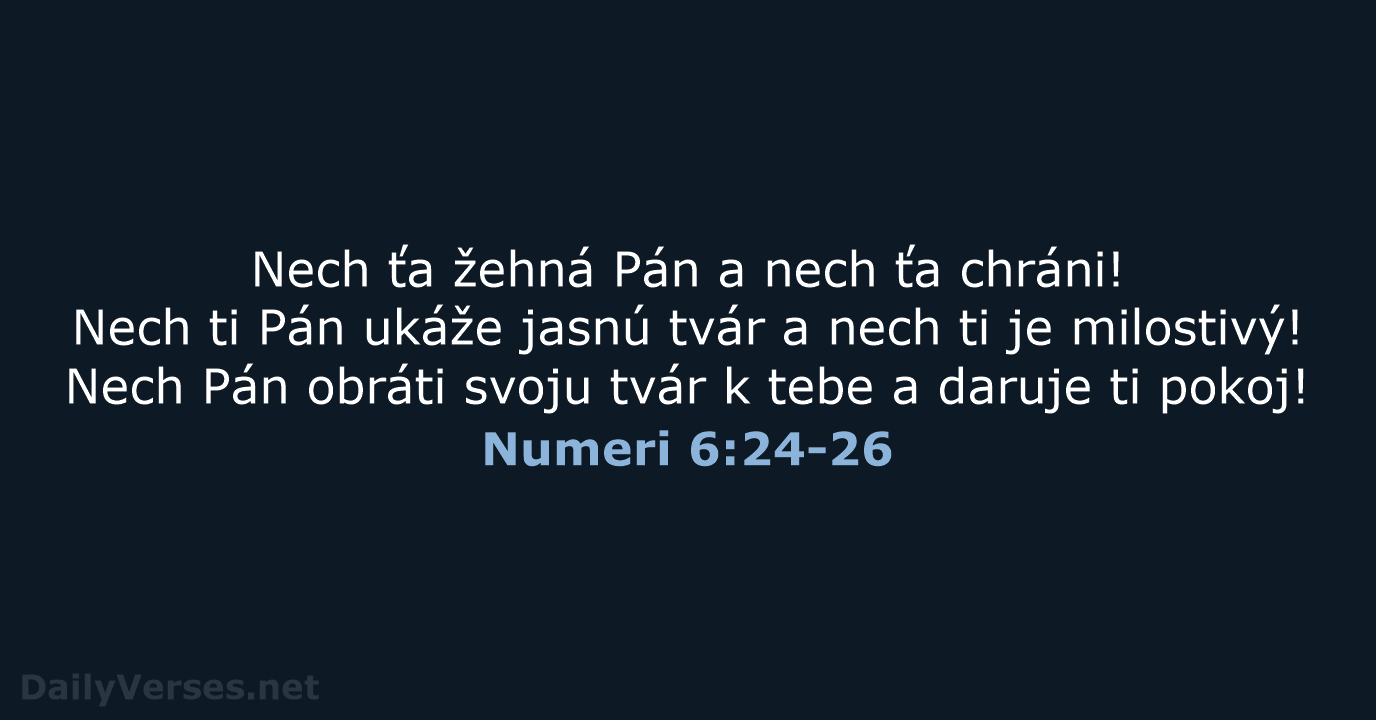 Numeri 6:24-26 - KAT