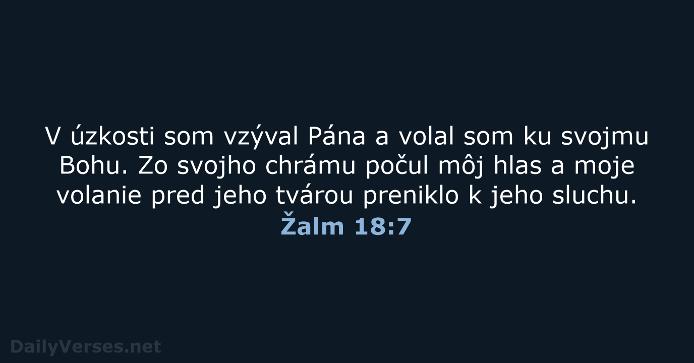Žalm 18:7 - KAT