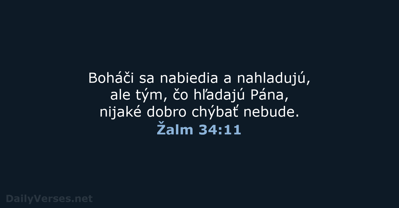 Žalm 34:11 - KAT