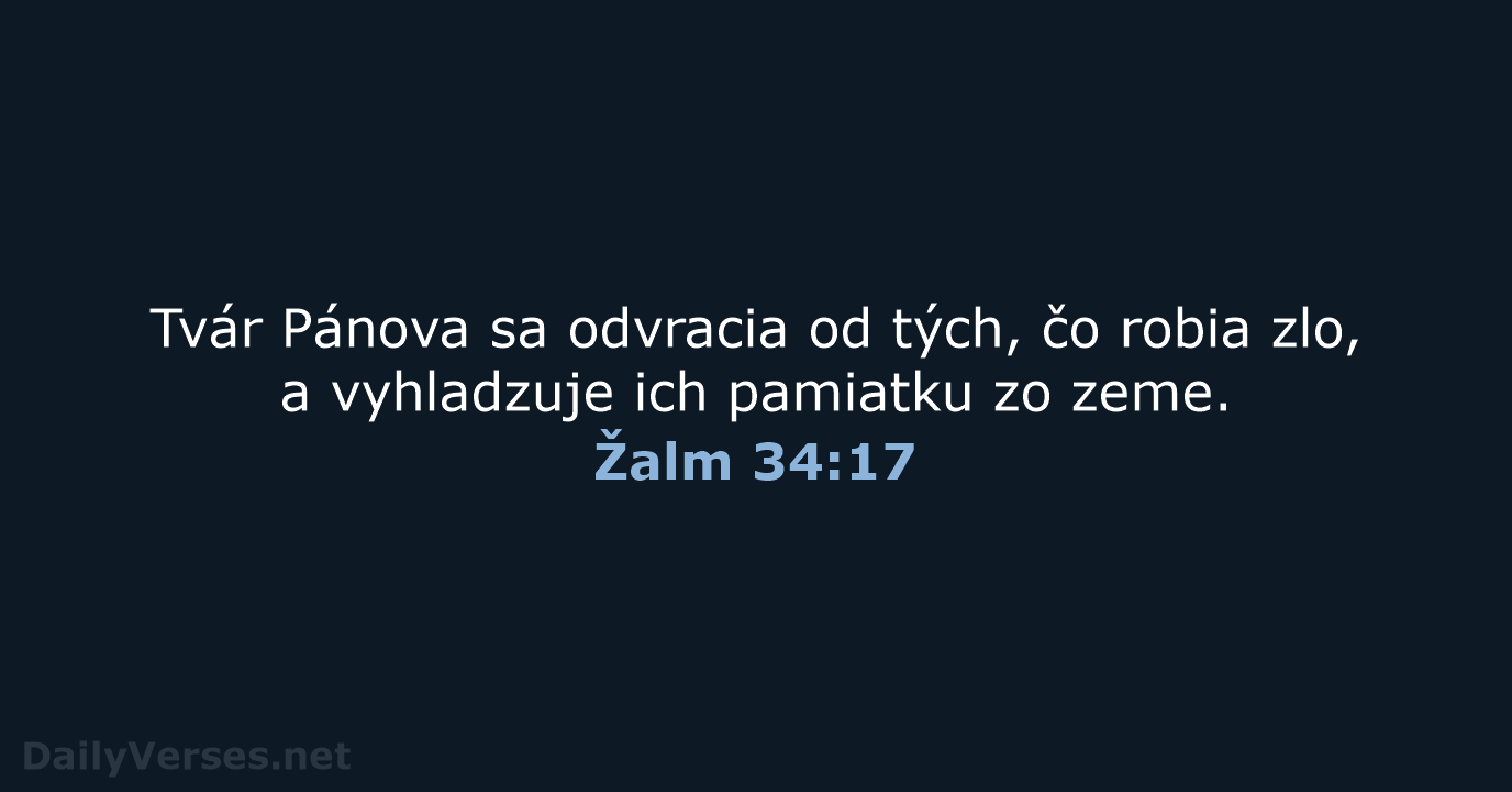 Žalm 34:17 - KAT