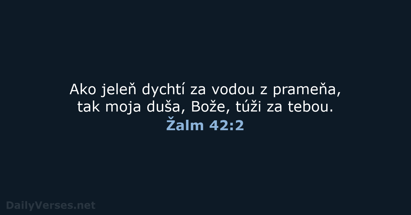 Žalm 42:2 - KAT