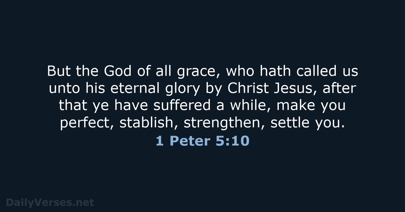1 Peter 5:10 - KJV