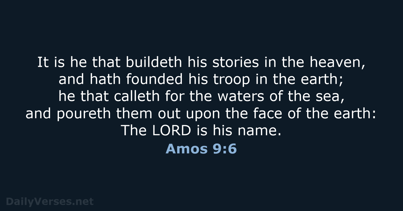 Amos 9:6 - KJV