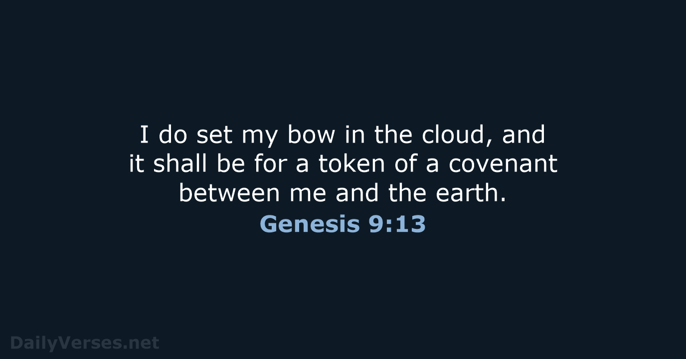 Genesis 9:13 - KJV