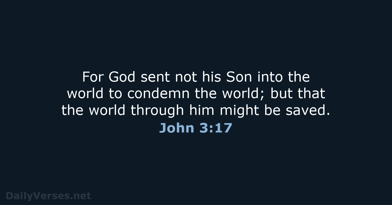 John 3:17 - KJV