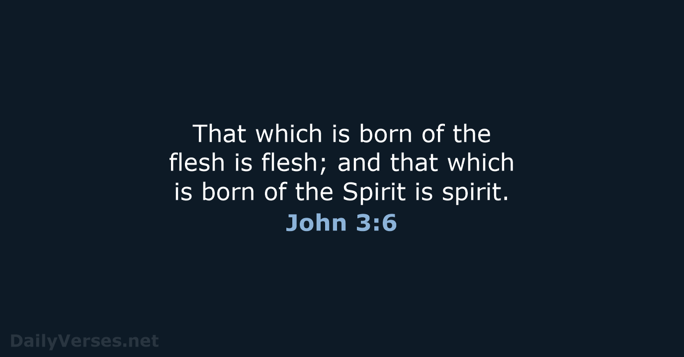 John 3:6 - KJV