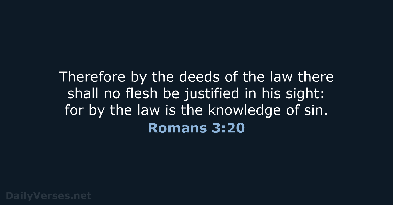 romans 3 10-20 kjv