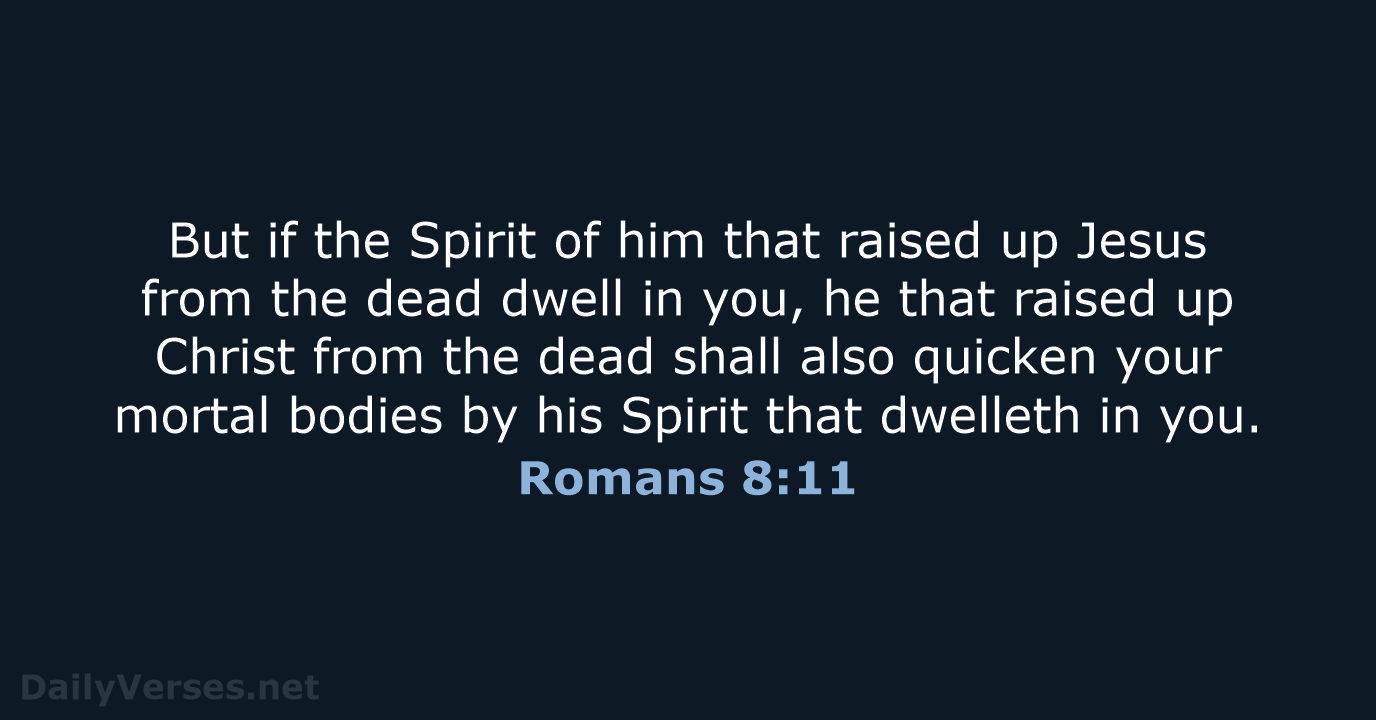 Romans 8:11 - KJV