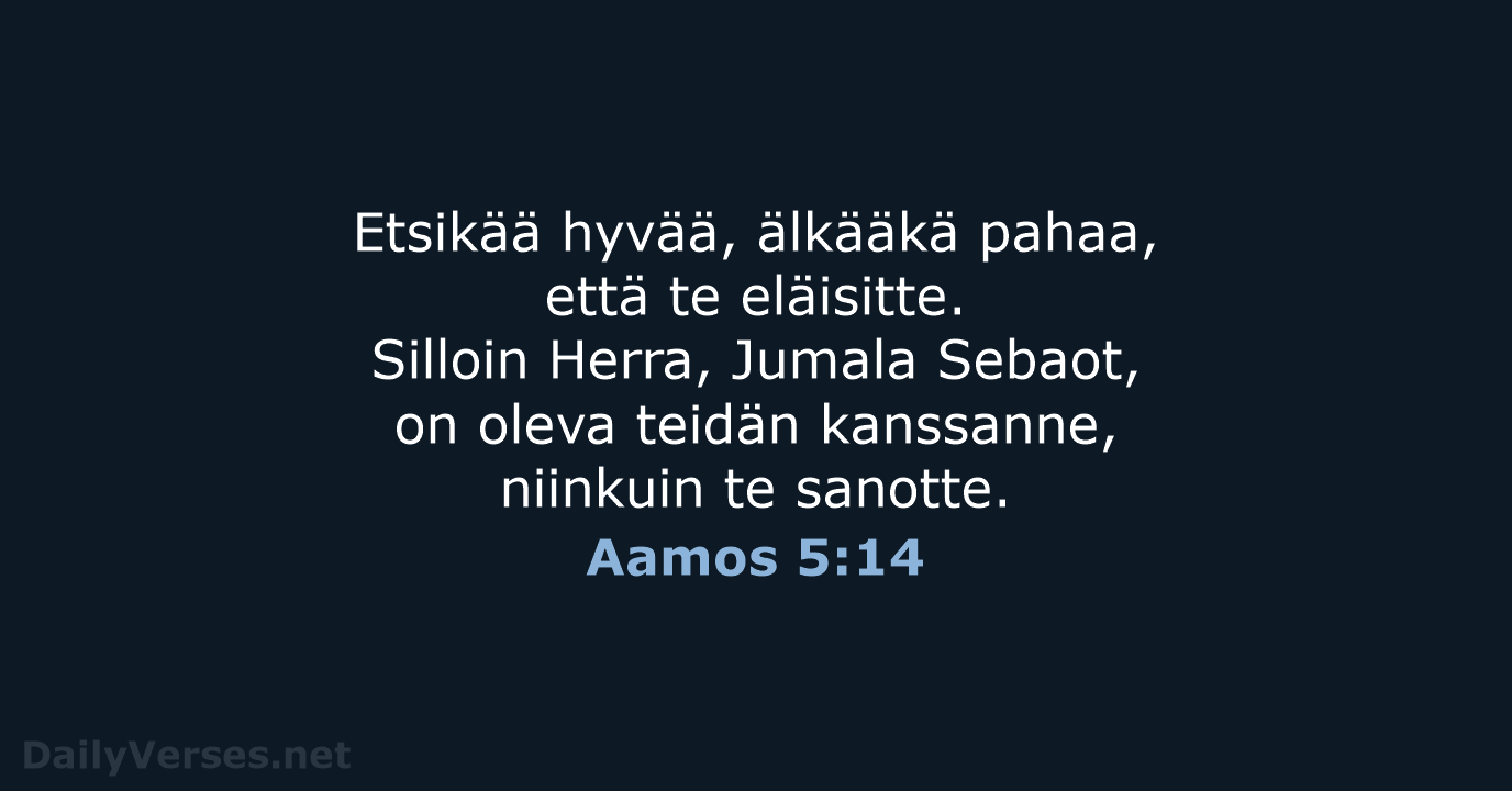 Aamos 5:14 - KR38