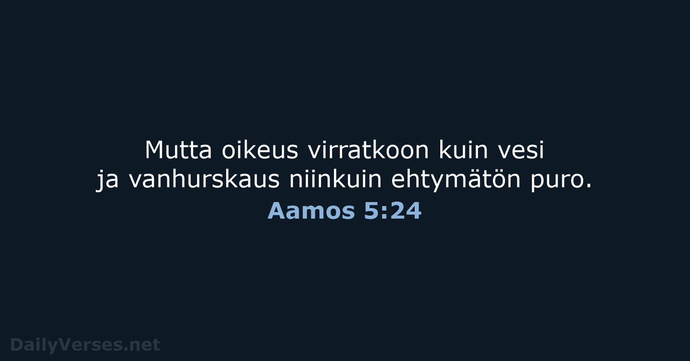 Aamos 5:24 - KR38