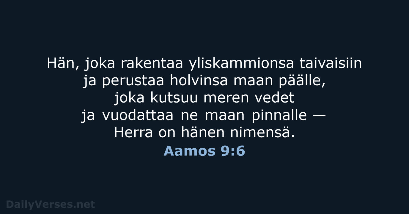 Aamos 9:6 - KR38