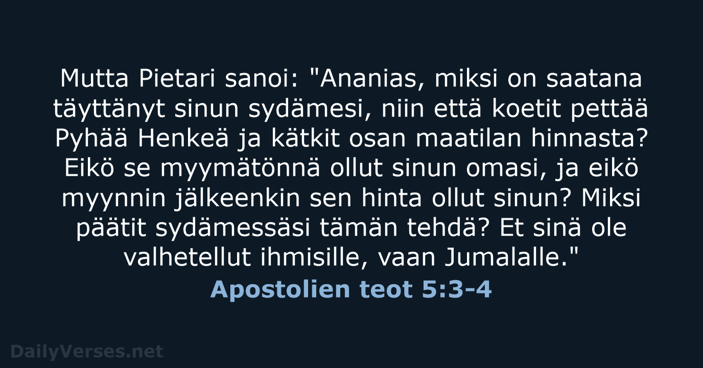 Apostolien teot 5:3-4 - KR38