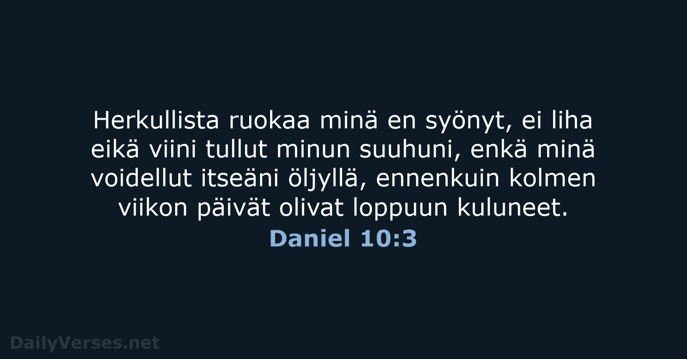 Daniel 10:3 - KR38