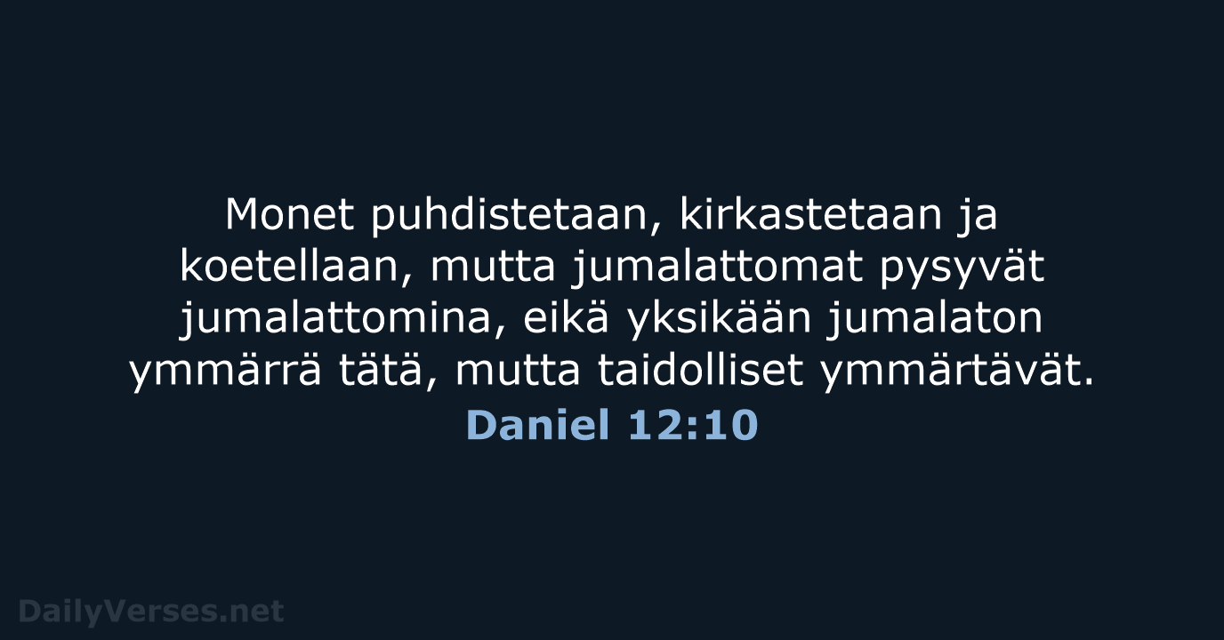 Daniel 12:10 - KR38