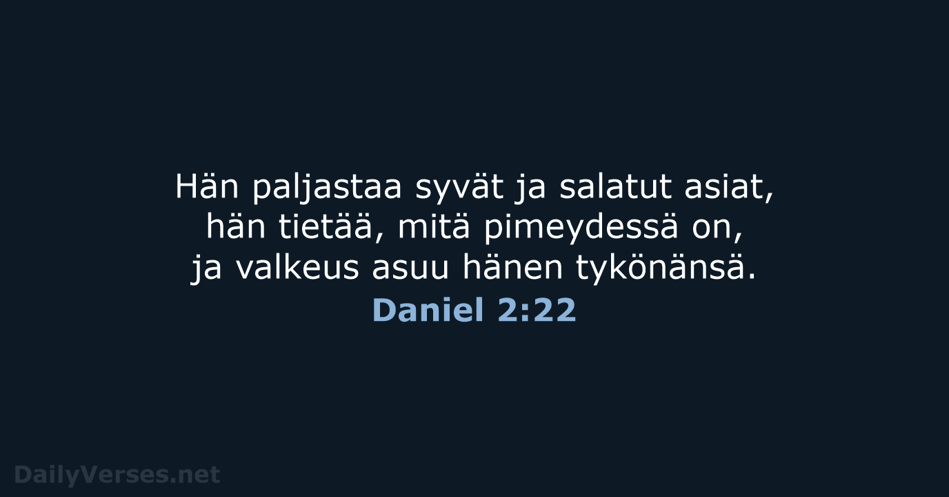 Daniel 2:22 - KR38