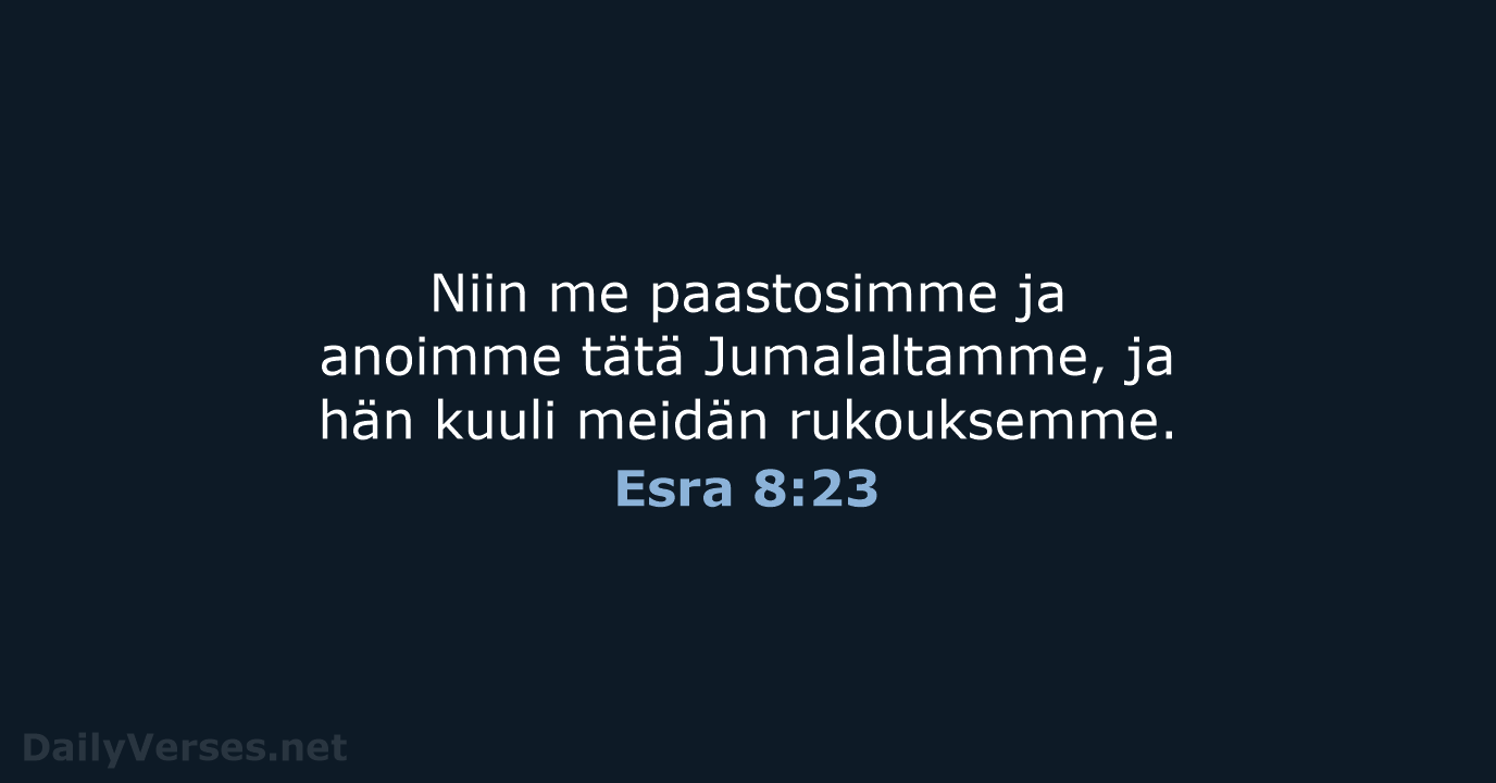 Esra 8:23 - KR38