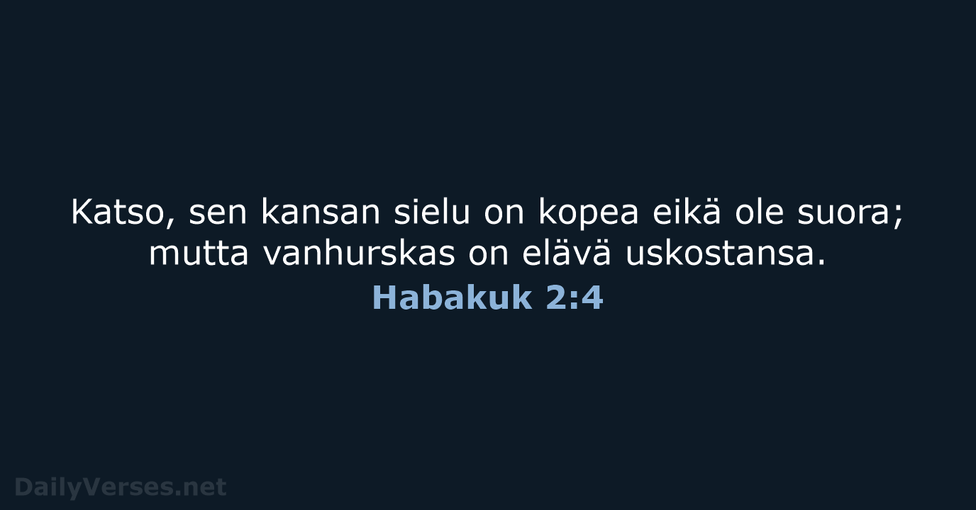 Habakuk 2:4 - KR38