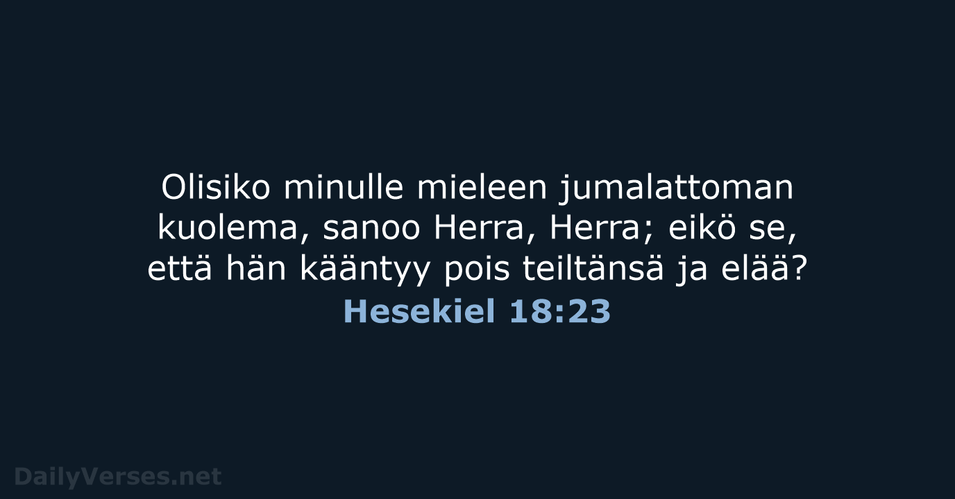 Hesekiel 18:23 - KR38