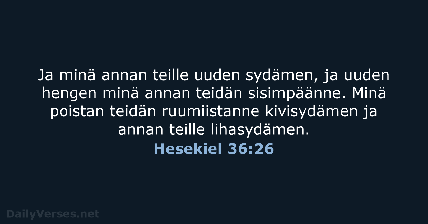 Hesekiel 36:26 - KR38