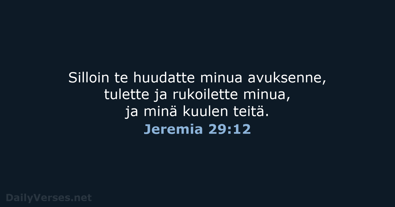 Jeremia 29:12 - KR38