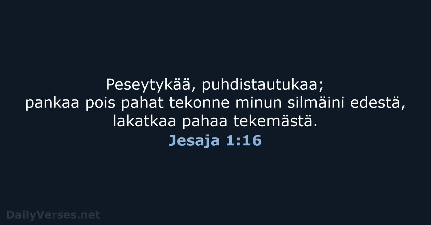 Jesaja 1:16 - KR38