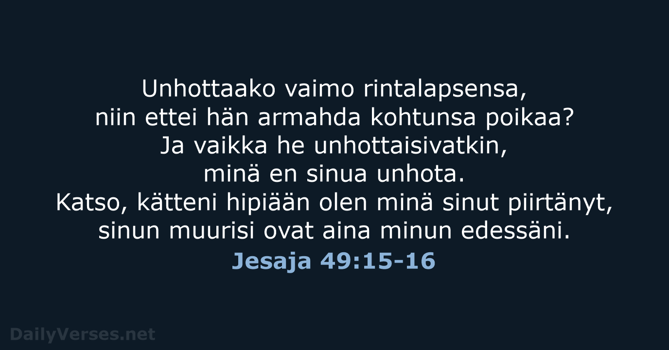 Jesaja 49:15-16 - KR38