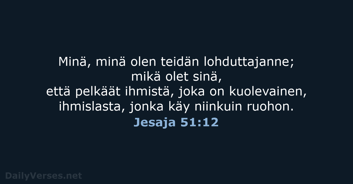 Jesaja 51:12 - KR38