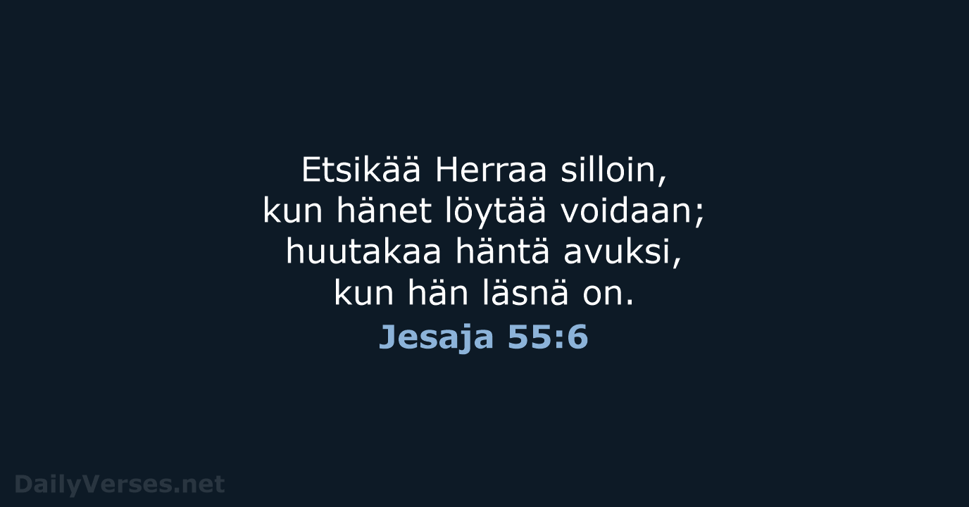 Jesaja 55:6 - KR38