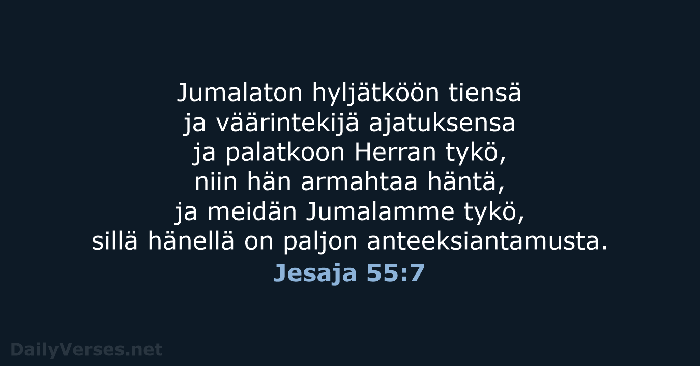 Jesaja 55:7 - KR38