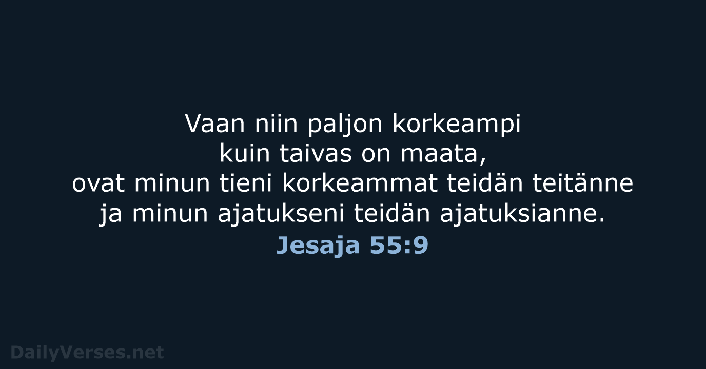 Jesaja 55:9 - KR38