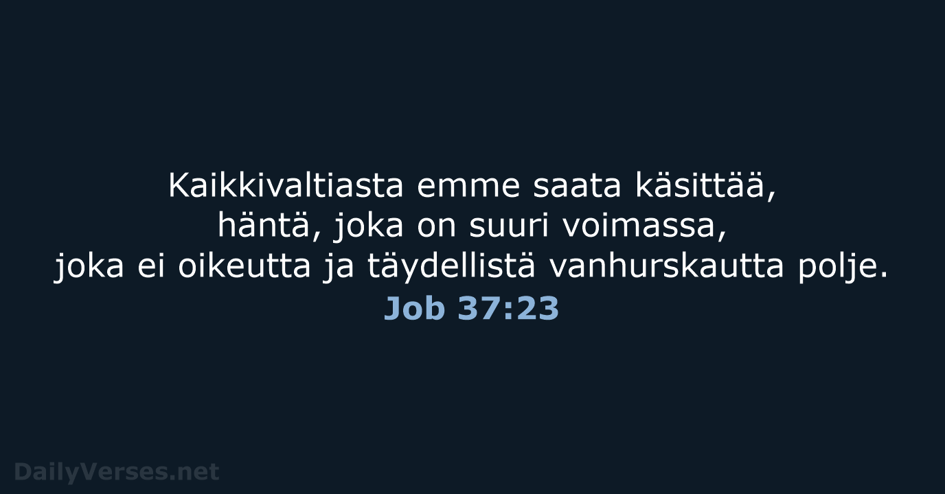 Job 37:23 - KR38