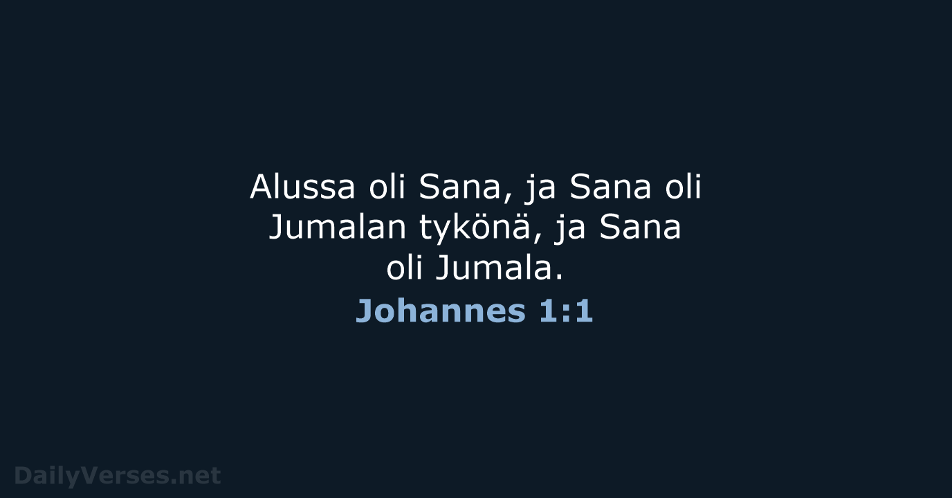 Johannes 1:1 - KR38