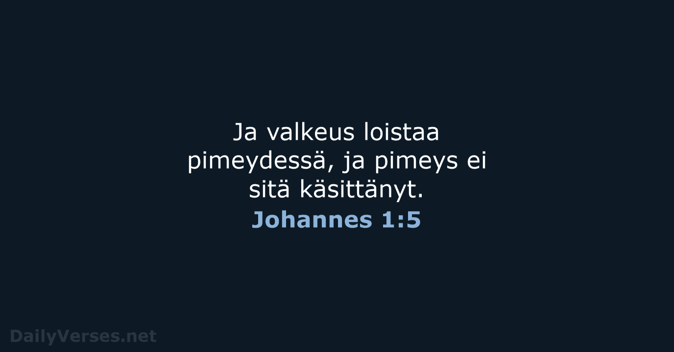 Johannes 1:5 - KR38