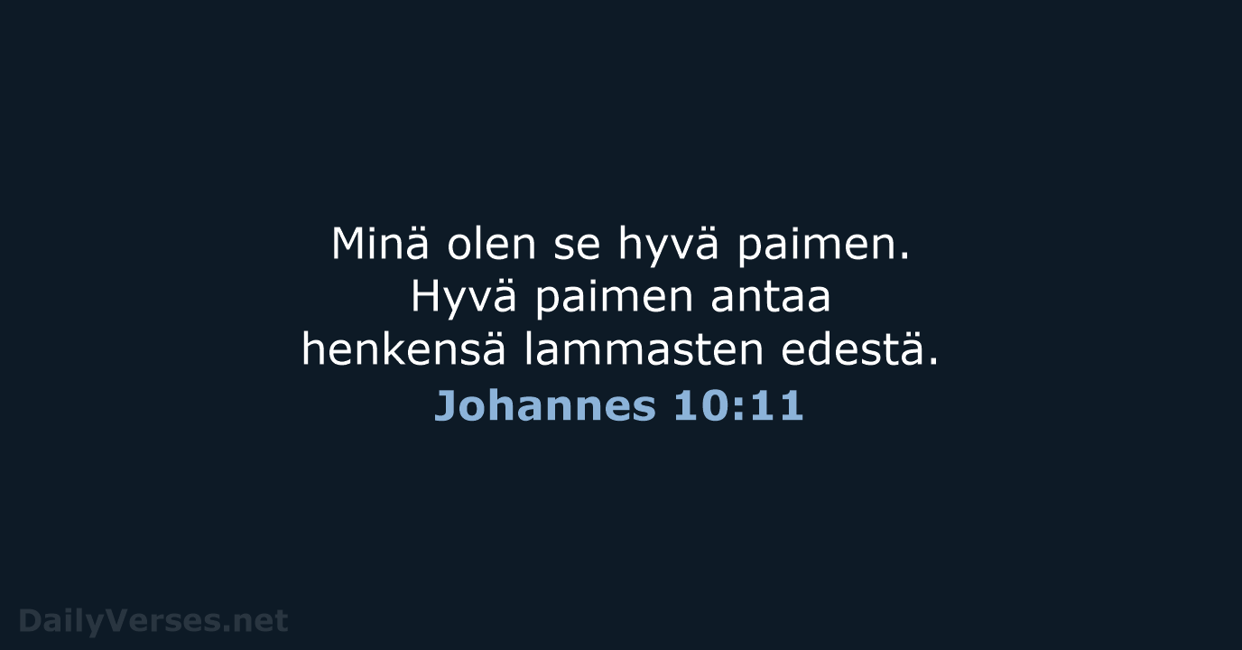 Johannes 10:11 - KR38