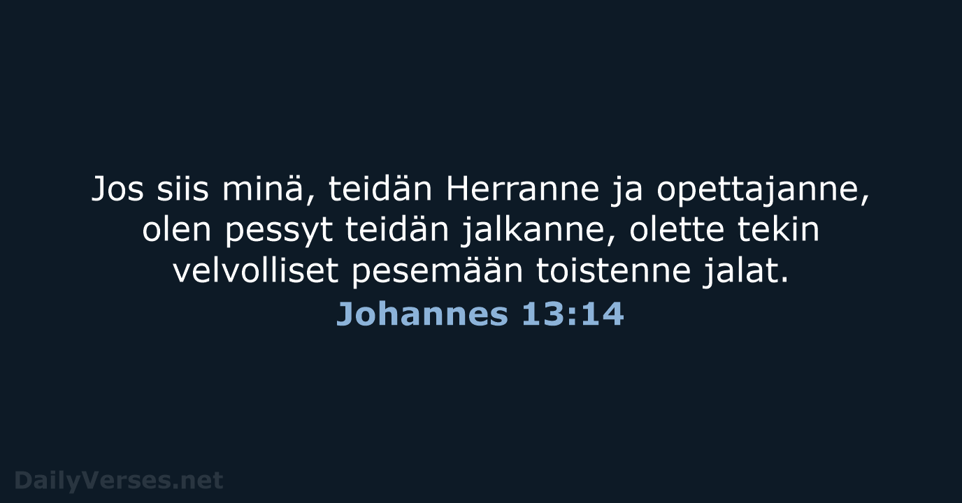 Johannes 13:14 - KR38