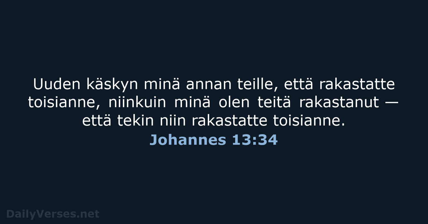 Johannes 13:34 - KR38