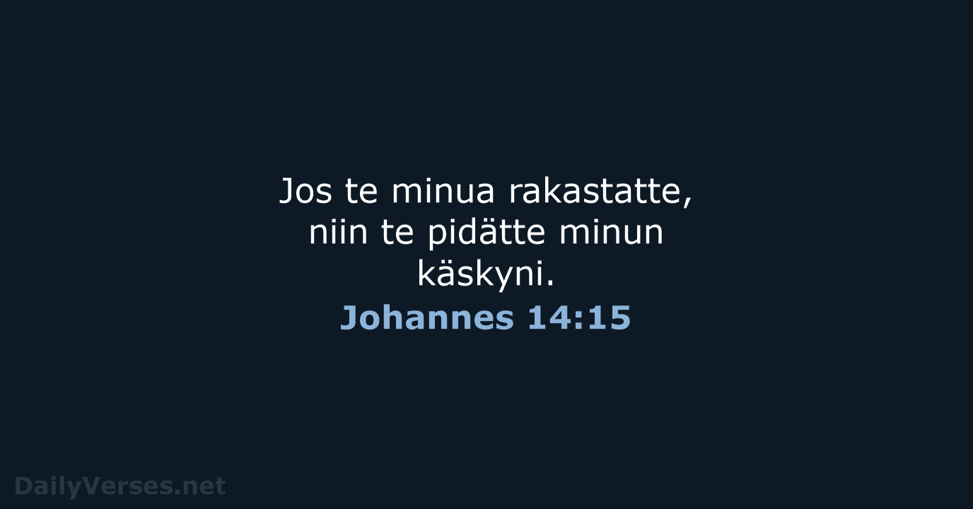 Johannes 14:15 - KR38