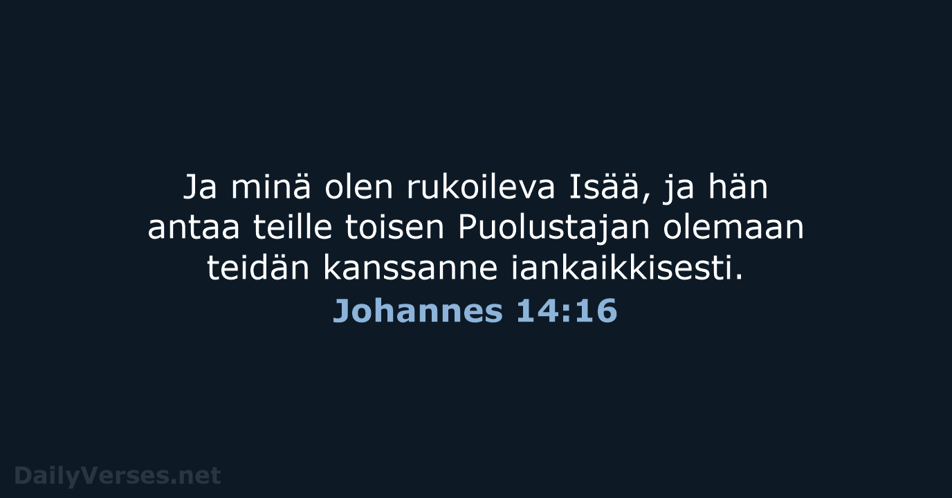 Johannes 14:16 - KR38