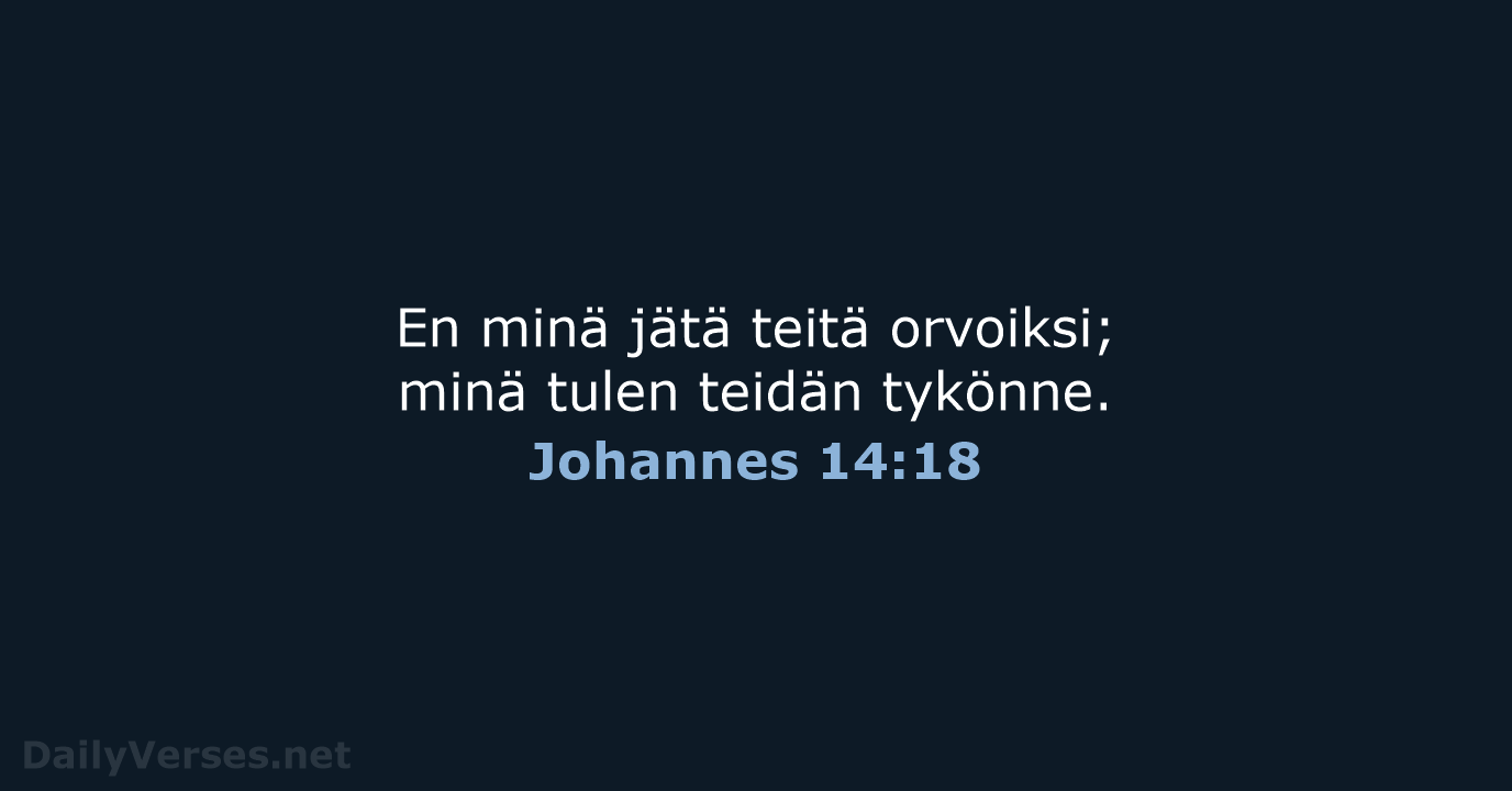 Johannes 14:18 - KR38