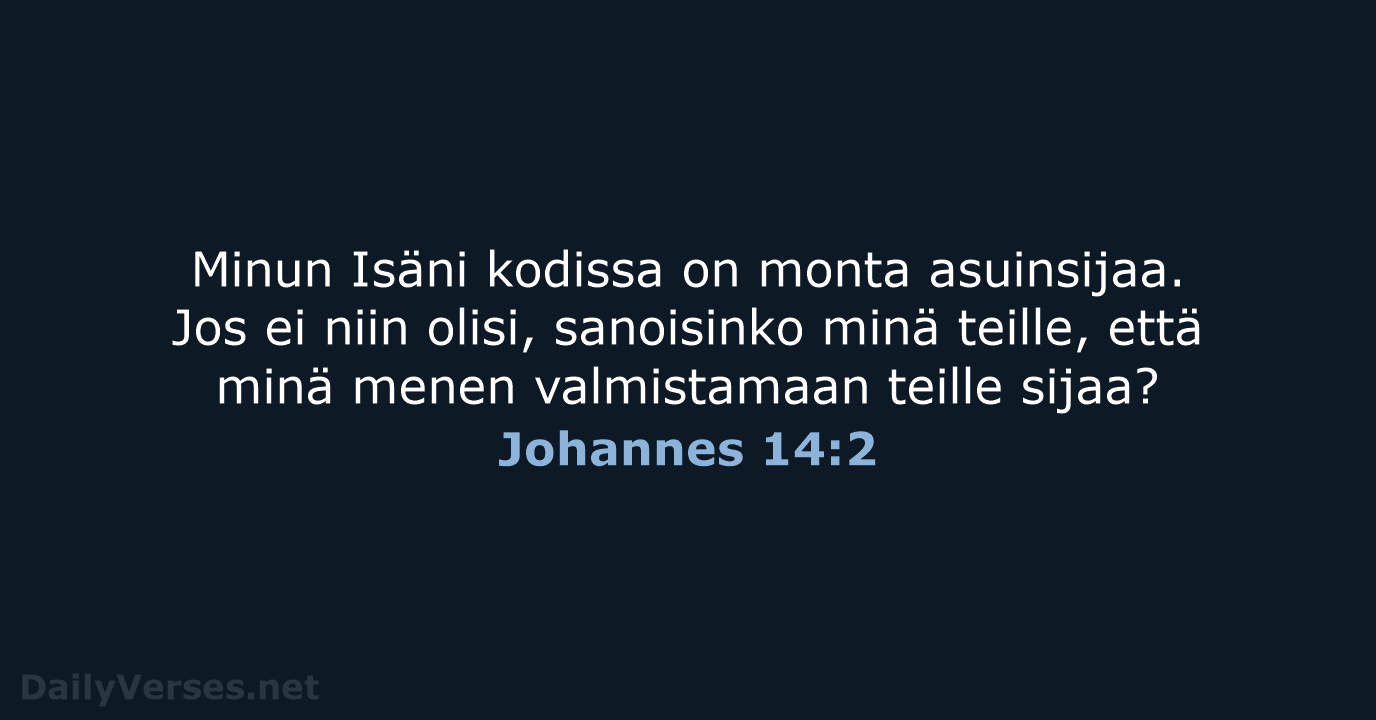 Johannes 14:2 - KR38