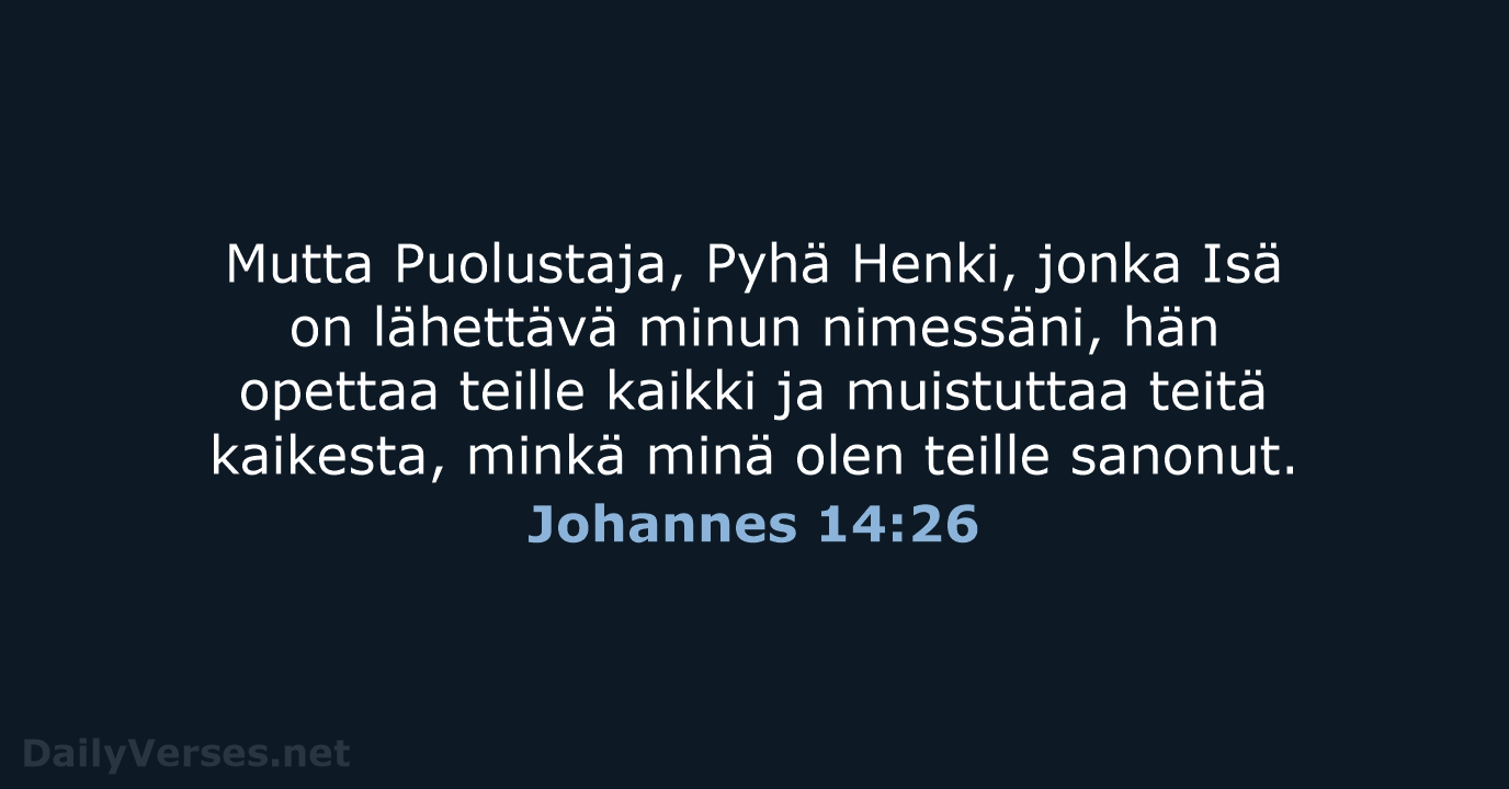 Johannes 14:26 - KR38