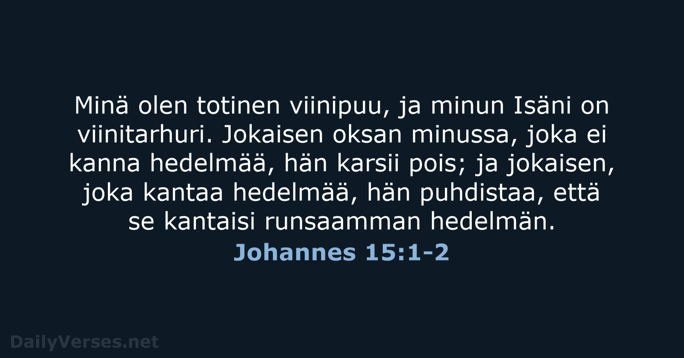 Johannes 15:1-2 - KR38