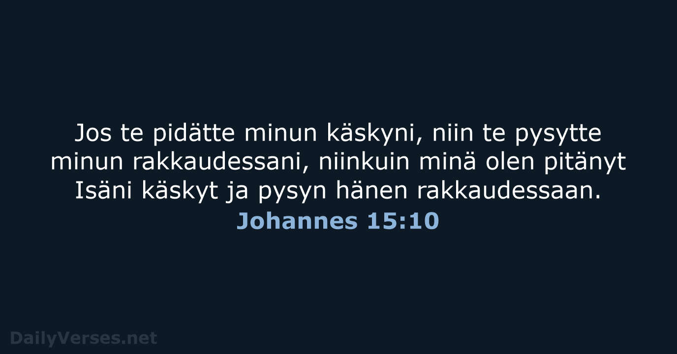 Johannes 15:10 - KR38