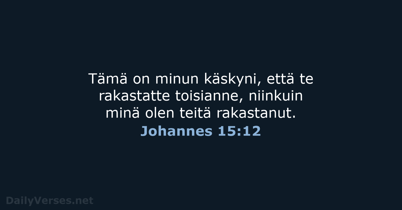 Johannes 15:12 - KR38