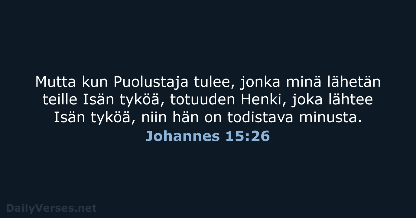 Johannes 15:26 - KR38