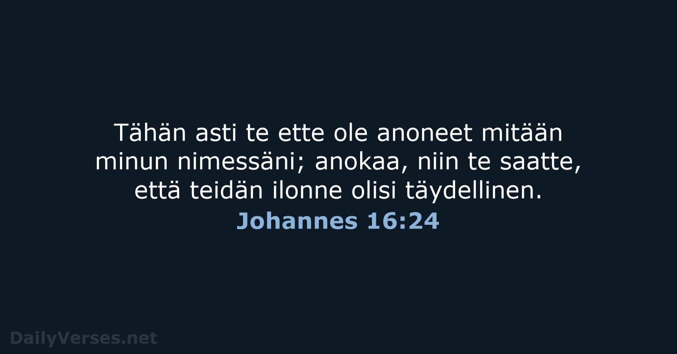 Johannes 16:24 - KR38