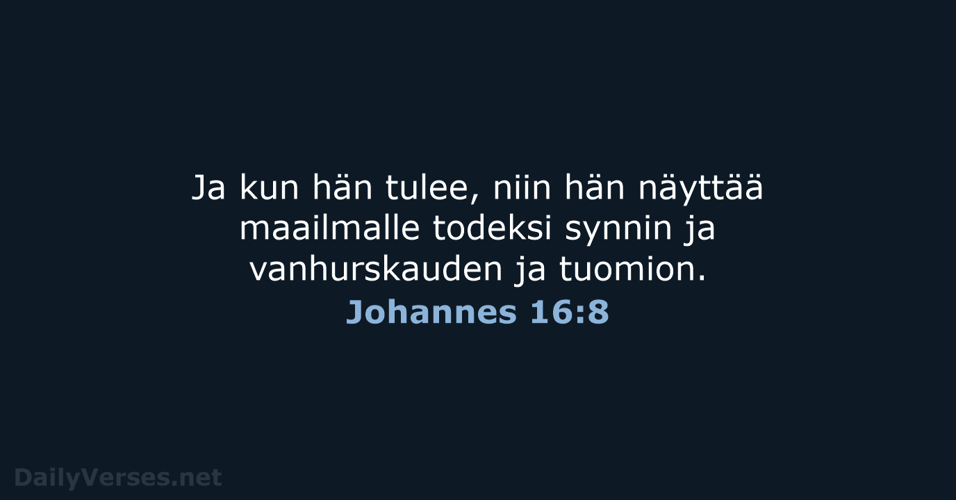 Johannes 16:8 - KR38