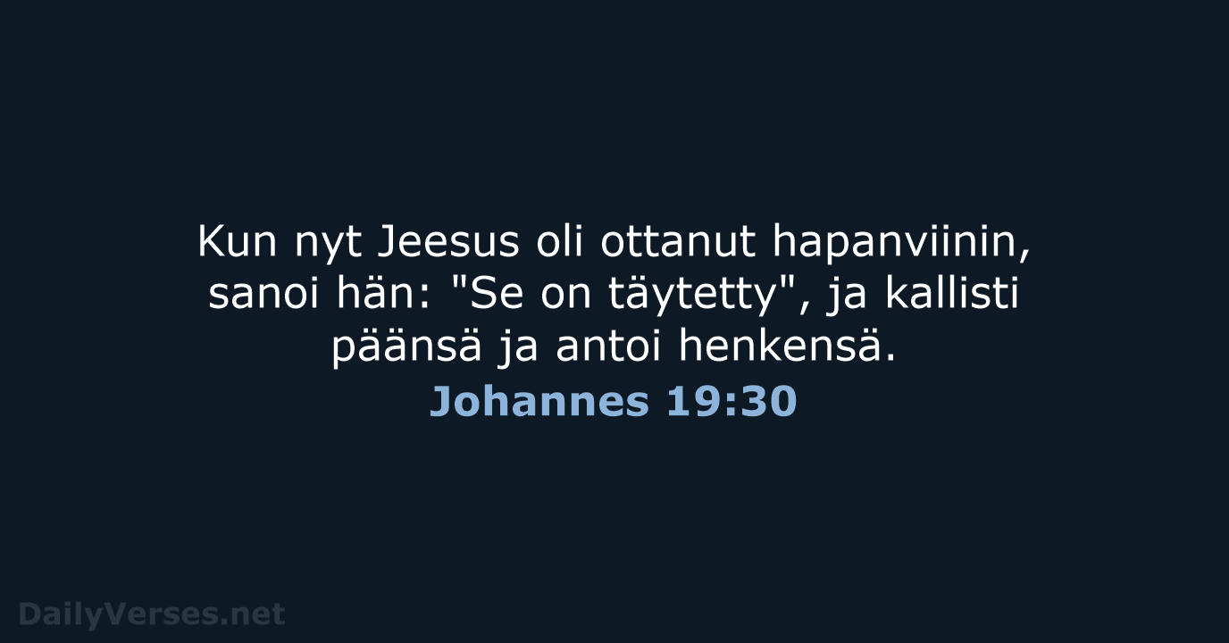 Johannes 19:30 - KR38